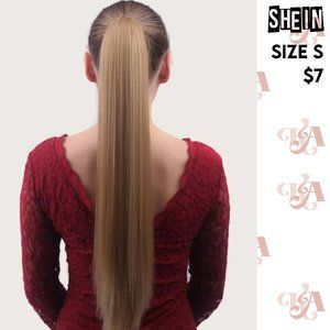Blonde Ponytail Hair Extention